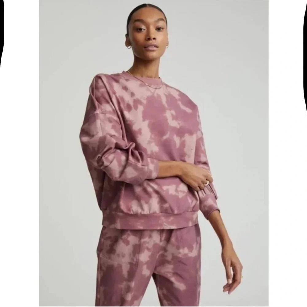 Varley Mauve Tie-Dye Sweatshirt - Picture 1 of 7